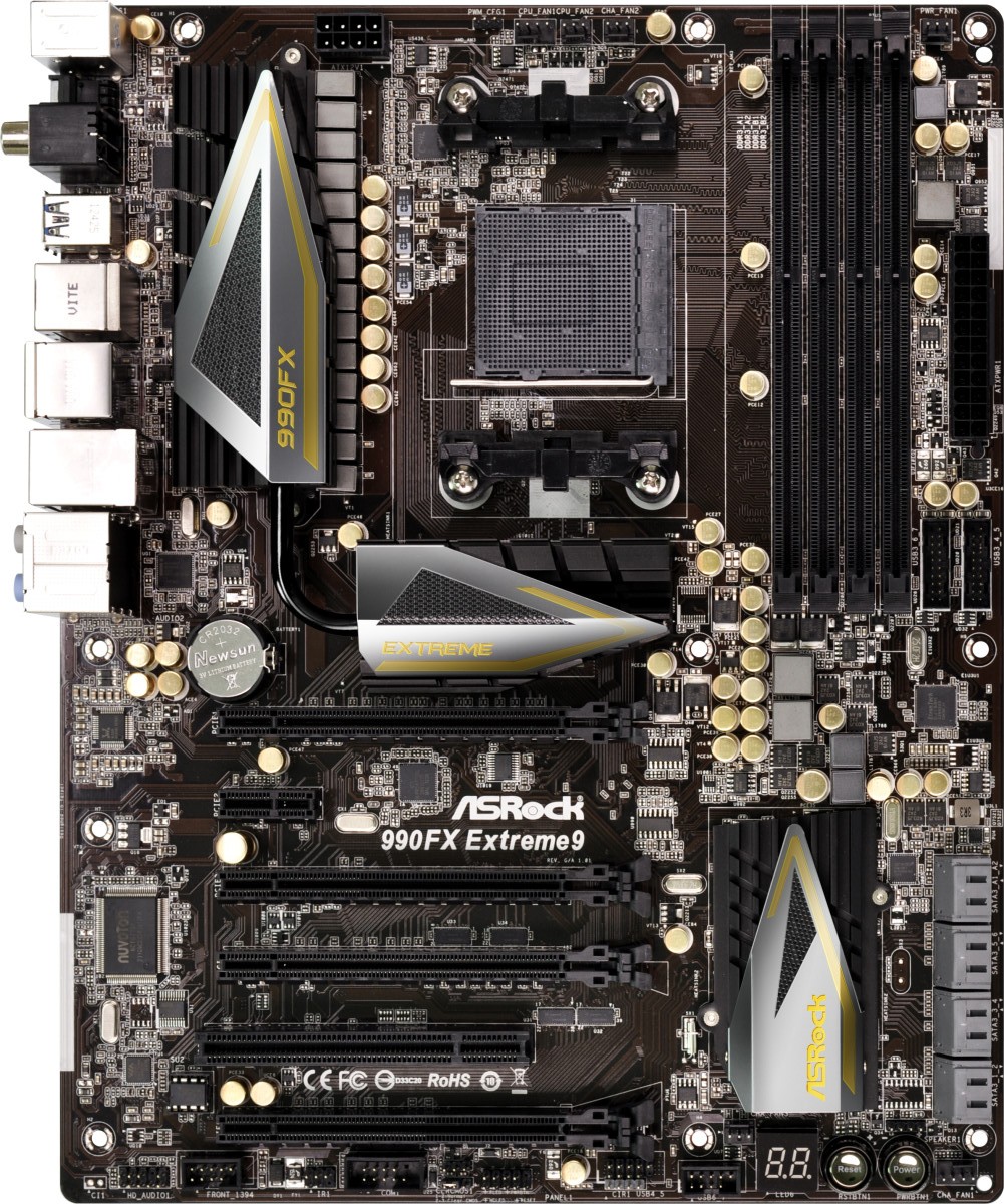 ASRock 990FX Extreme9 Overview, Visual Inspection, Board Features